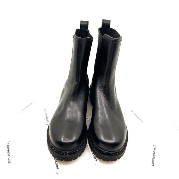 Dkny Shoes - NWOB DKNY Women’s Rick Slip On Bootie Black Leather Size 7.5
